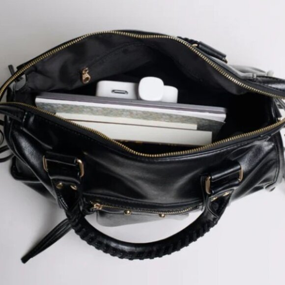 Noirvere - Vivienne Paris Bag - Black - W38 X H30 X D11.5 CM - DUSTBAG - NWOT - Picture 3 of 3